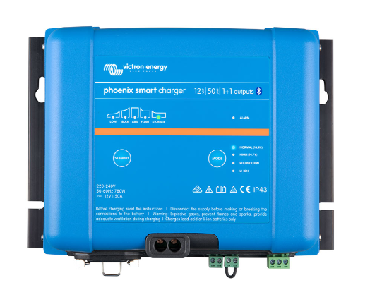 Victron Energy Ladegerät Phoenix Smart IP43 12/50(1+1) 120-240V