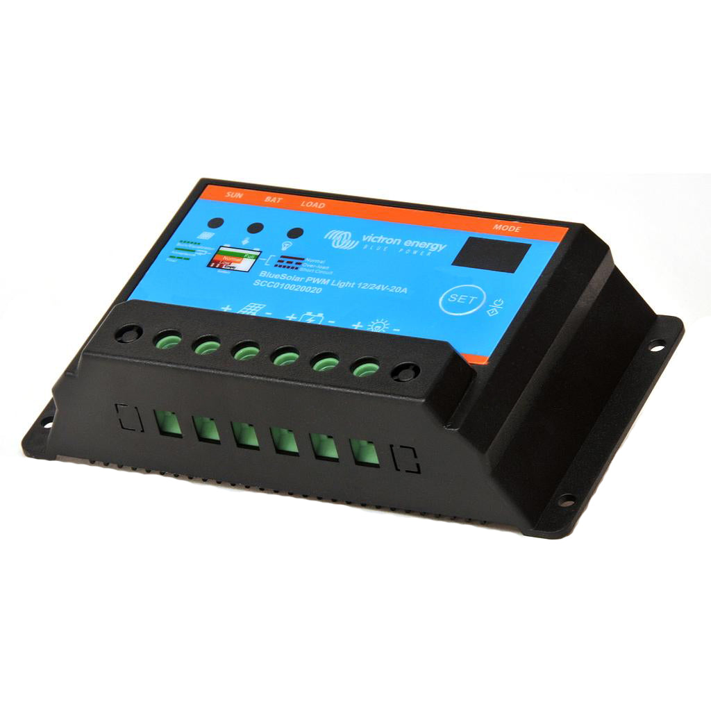 Victron Energy Laderegler BlueSolar PWM-Light Charge Controller 12/24V 20A