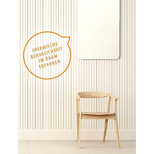 Vitramo  Wand- Infrarotheizung 900x600x28mm 600W weiß