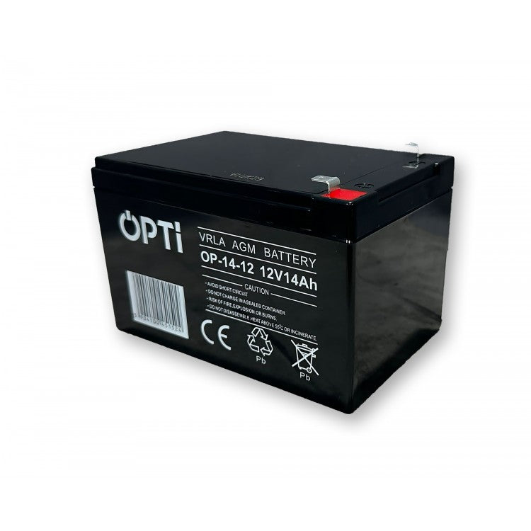 Volt Polska Batteriespeicher AKUMULATOR AGM OPTI 12V 14 Ah VRLA - Art. 38773