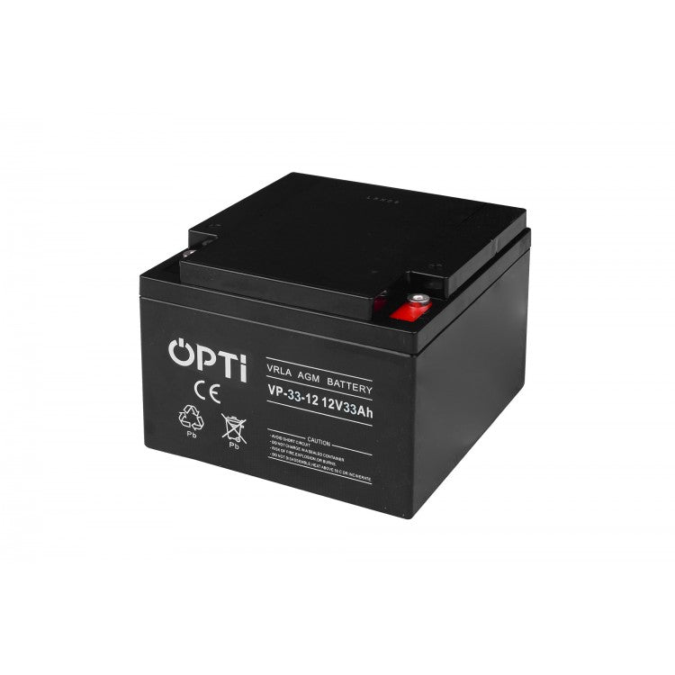 Volt Polska Batteriespeicher AKUMULATOR AGM OPTI 12V 33 Ah VRLA - Art. 38774