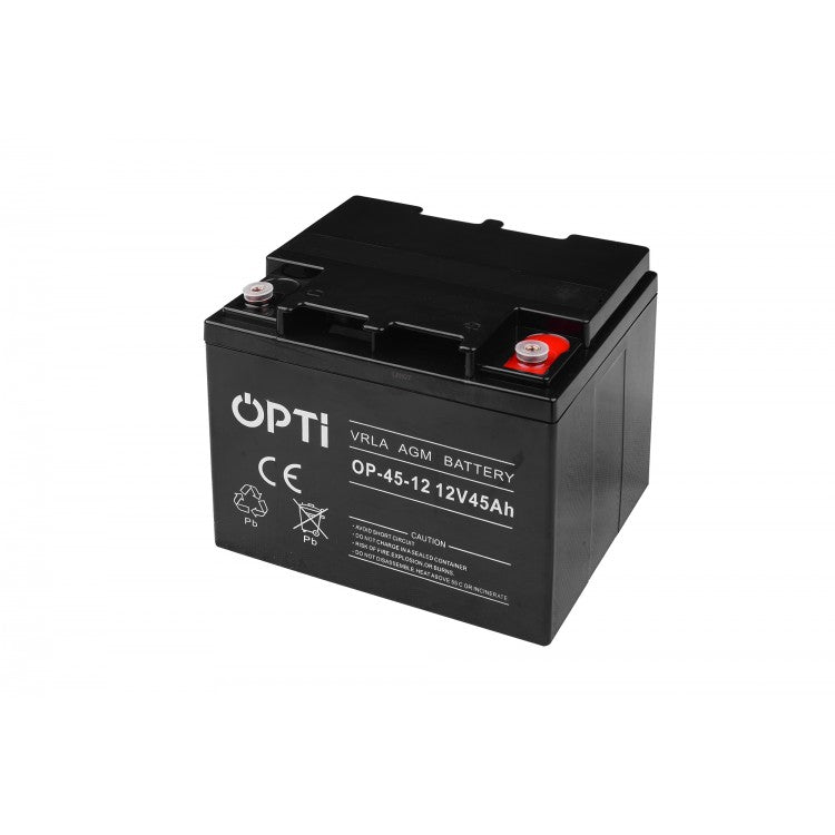 Volt Polska Batteriespeicher AKUMULATOR AGM OPTI 12V 45 Ah VRLA - Art. 38775