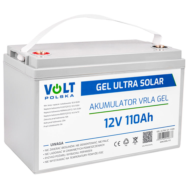 Volt Polska Batteriespeicher AKUMULATOR GEL VPRO PREMIUM 12V 110 - Art. 38780