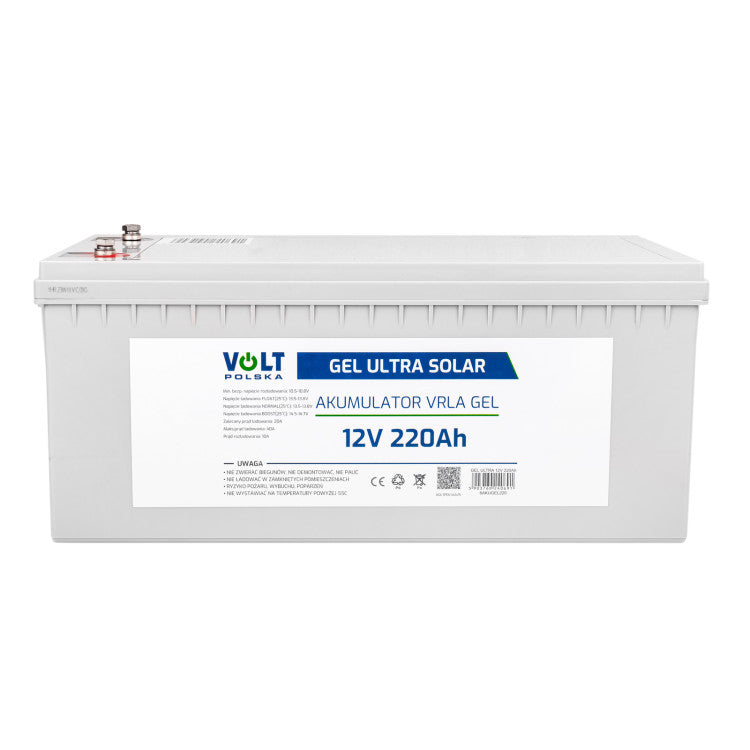 Volt Polska Batteriespeicher AKUMULATOR GEL VPRO PREMIUM 12V 220 Ah - Art. 38783