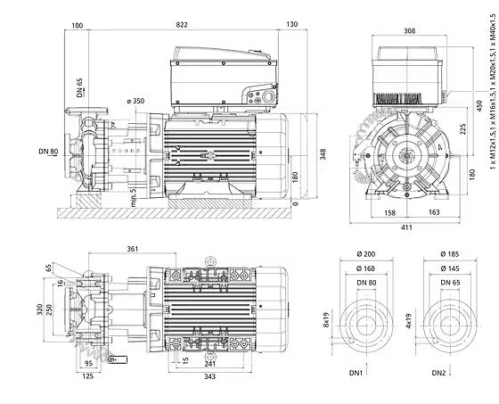 WILO CronoBloc-BL-E65/180-22/2-S1 -Art. 2221231