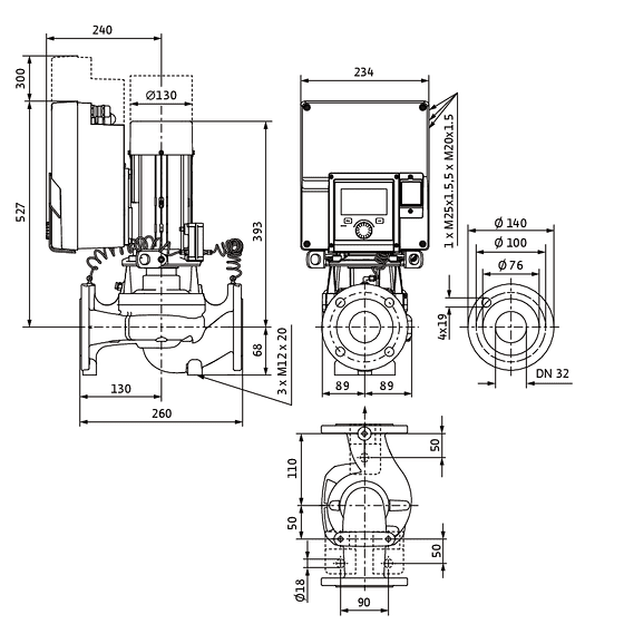 WILO Stratos GIGA2.0-I 32/1-20/1,1-R1-S1 -Art. 2204907