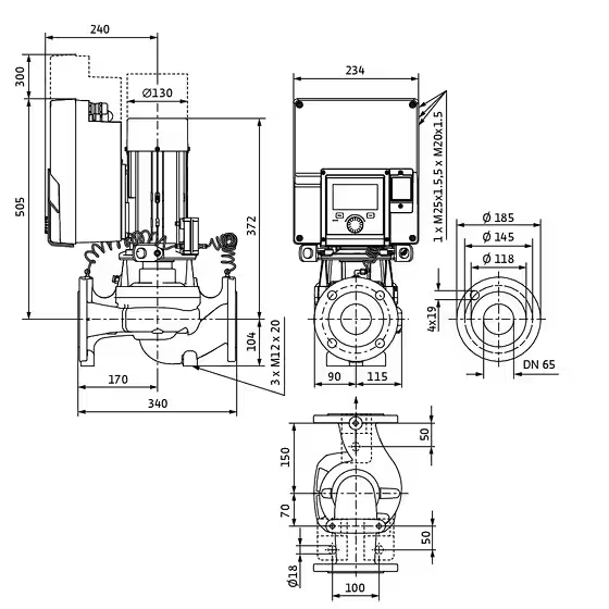 WILO Stratos GIGA2.0-I 65/1-12/1,1-S1 -Art. 2204802