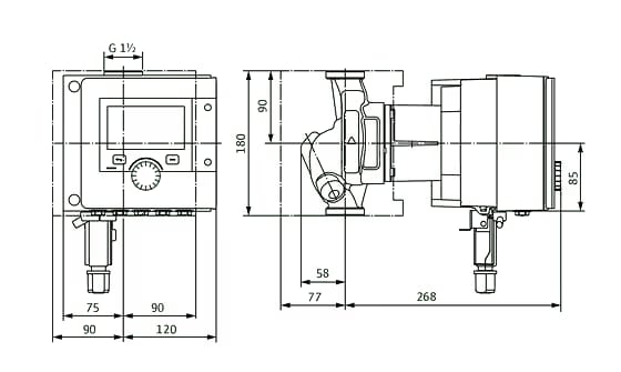WILO Stratos MAXO 25/0,5-10 PN 10 -Art. 2186186