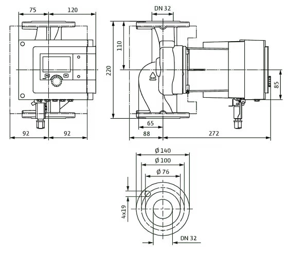 WILO Stratos MAXO 32/0,5-12 PN 6/10 -Art. 2186196