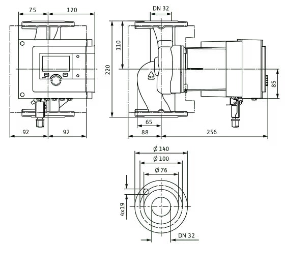 WILO Stratos MAXO 32/0,5-8 PN 6/10-P1 -Art. 2211649