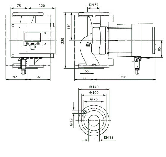 WILO Stratos MAXO 32/0,5-8 PN 6/10 -Art. 2186194