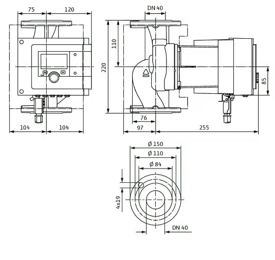 WILO Stratos MAXO 40/0,5-4 PN 6/10 -Art. 2186198