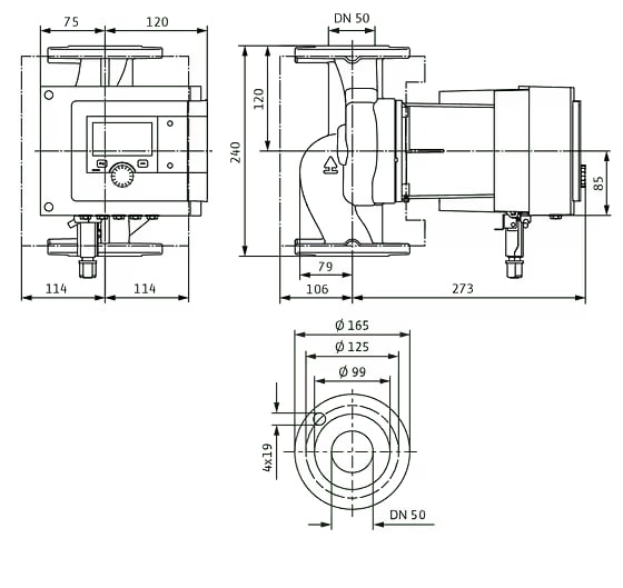 WILO Stratos MAXO 50/0,5-6 PN6/10-P1 -Art. 2211657