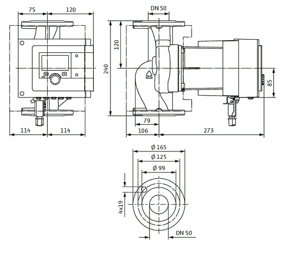 WILO Stratos MAXO 50/0,5-6 PN 6/10 -Art. 2186202