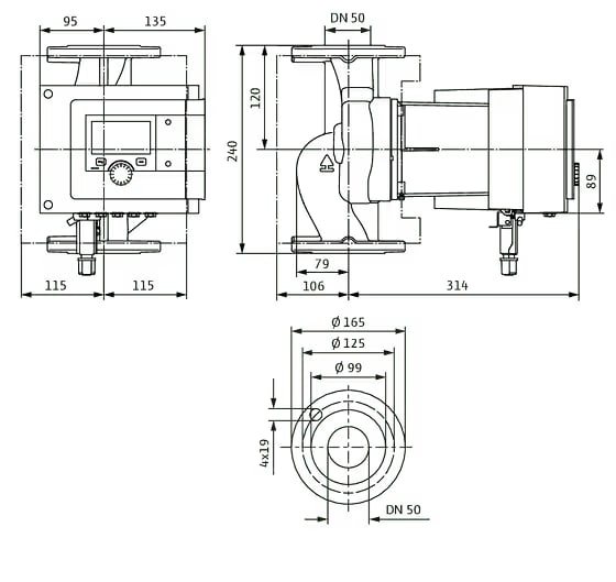 WILO Stratos MAXO 50/0,5-8 PN 6/10 -Art. 2186203