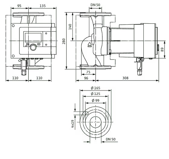 WILO Stratos MAXO 50/0,5-9 PN 6/10 -Art. 2186204