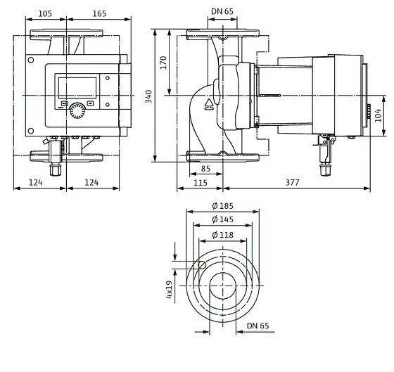 WILO Stratos MAXO 65/0,5-12 PN 6/10 -Art. 2186210