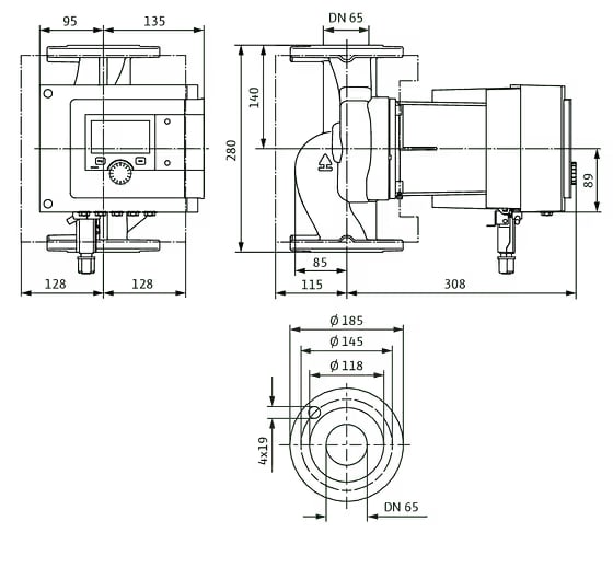 WILO Stratos MAXO 65/0,5-6 PN 6/10 -Art. 2186208