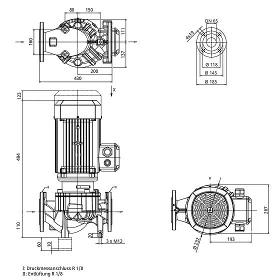 WILO VeroLine-IPL65/135-5,5/2 -Art. 2231826
