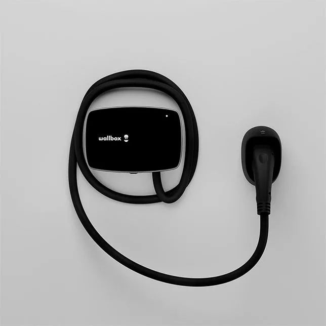 Wallbox Commander 2S EV-Ladegeräte 11 kW, 5 Meter, Typ 2, 4G, Schwarz, 3PH, IP54