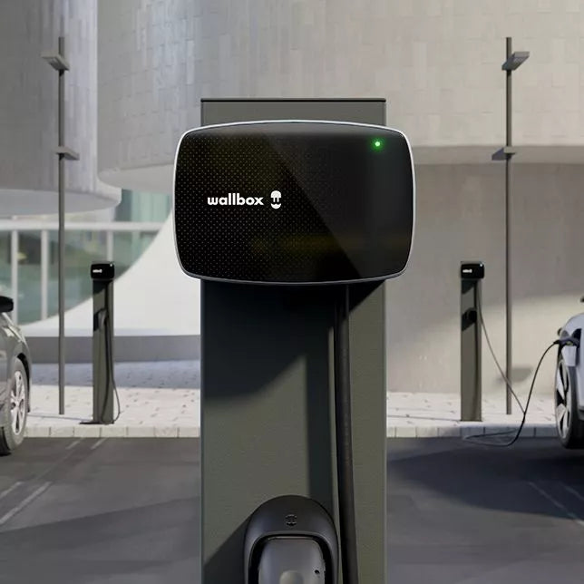 Wallbox Commander 2S EV-Ladegeräte 11 kW, 5 Meter, Typ 2, 4G, Schwarz, 3PH, IP54