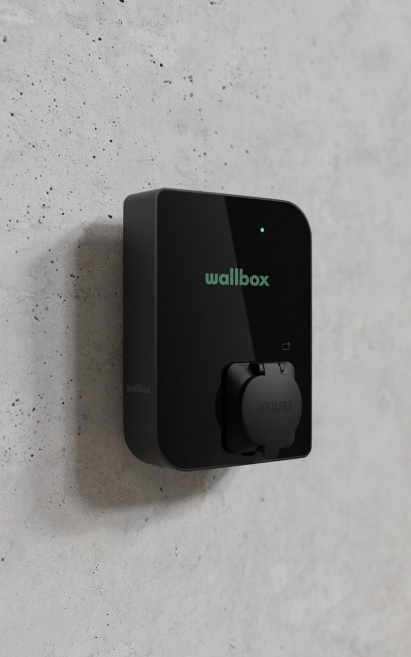 WALLBOX CPB1-S-2-4-8-002, Copper SB EV-Ladegeräte 22 kW, Socket, Typ 2, Schwarz