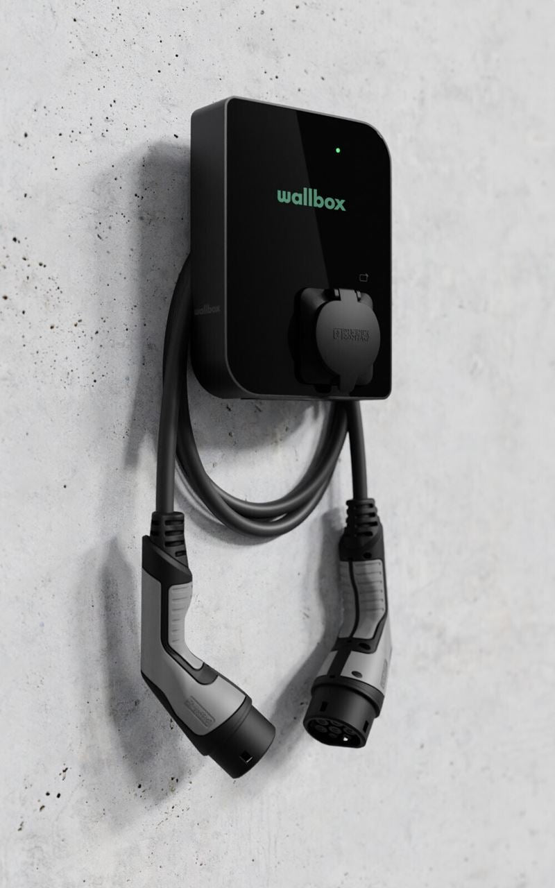 WALLBOX CPB1-S-2-4-8-002, Copper SB EV-Ladegeräte 22 kW, Socket, Typ 2, Schwarz
