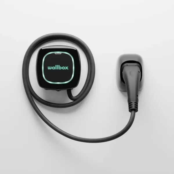 Wallbox EV-Ladegerät Pulsar 22kW. 5m Kabel. Typ 2. Schwarz