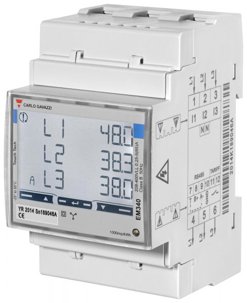 Wallbox Power Meter Dreiphasenzähler <63A