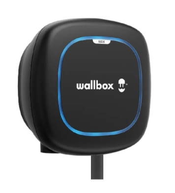 Wallbox Pulsar Max EV-Ladegeräte 22 kW, 5 Meter, Typ 2, Schwarz, 3PH, IP55