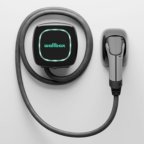 Wallbox Pulsar Plus EV-Ladegeräte 22 kW, 5 Meter, Typ 2, Schwarz, 3PH, IP54