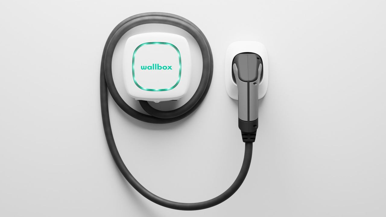 Wallbox Pulsar Plus EV-Ladegeräte 22 kW, 5 Meter, Typ 2, Weiß, 3PH, IP54