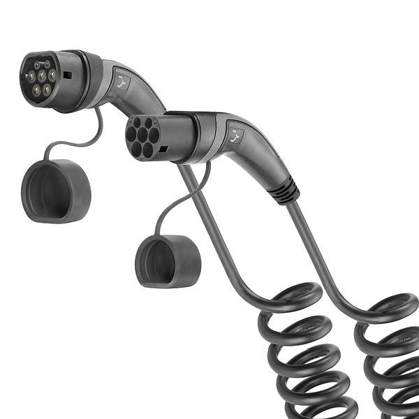 Weidmüller Spiral-Ladekabel CA-T2T2-5M-11/3p-S-BBG 11kW 5m