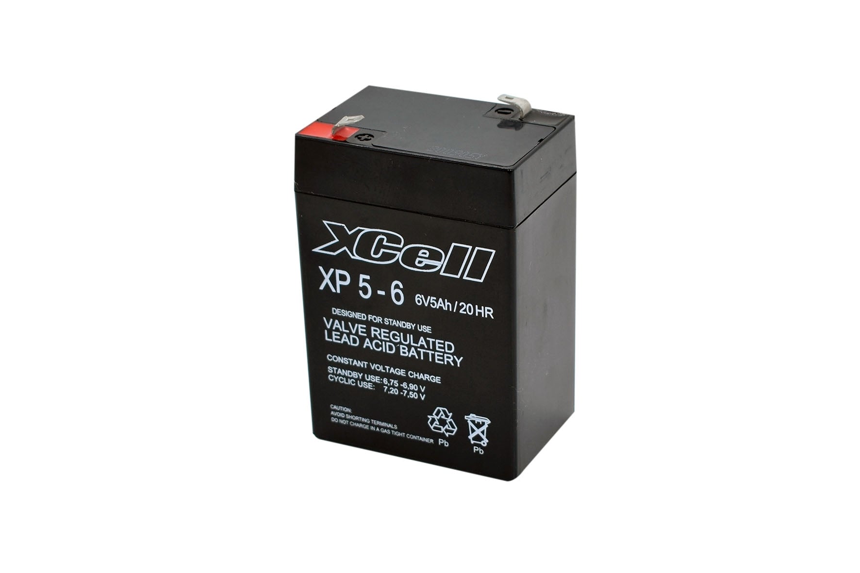 XCELL XP56 Bleiakku mit 6V und 5Ah Kapazit