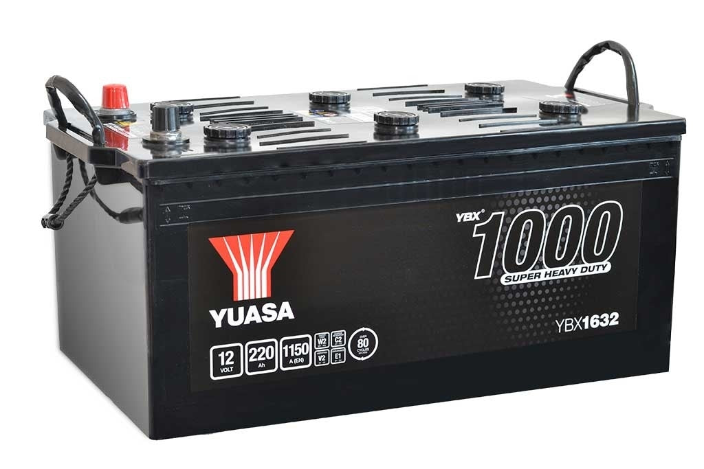 Yuasa LKW-Batterie YBX1632 12V 220Ah 1150A (YBX1000 SHD Serie)