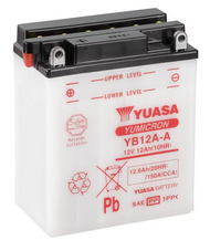 Yuasa Motorradbatterie YB12A-A (DC) 12V 12Ah