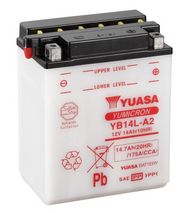 Yuasa Motorradbatterie YB14L-A2 (DC) 12V 14Ah