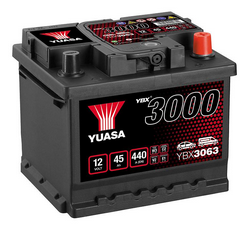 Yuasa Autobatterie YBX3063 12V 45Ah 425A (YBX3000 Serie)