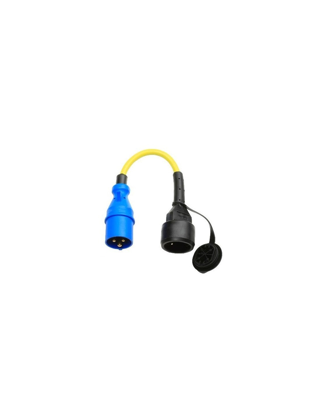 Adapterkabel 30 cm Gummi CEE/Schuko 16A 250V Victron Energy