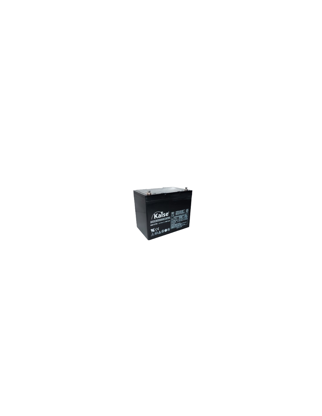 AGM Kaise KBC12750 Batterie | 12V 75AH | Cyclische Serie (Tiefzyklus)