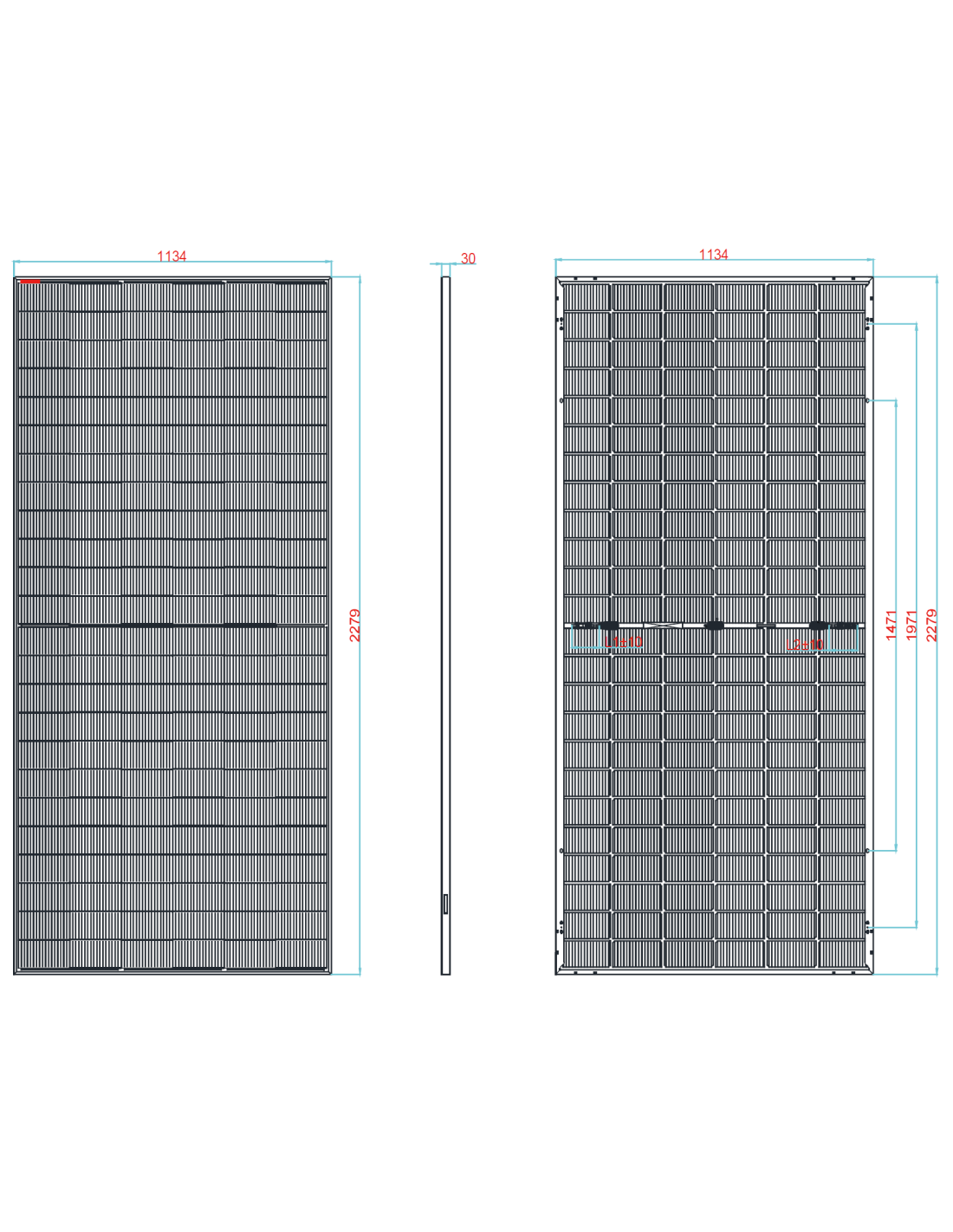 Alps Solar Energy ALPS72D30-TP-600/TP ALPS54D30-460/TP