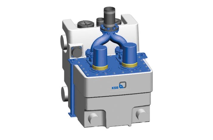KSB Hebeanlage Compacta UZ 5.450 D mit Rückflusssperre, Steuerung LCB2 - Art. 29131652