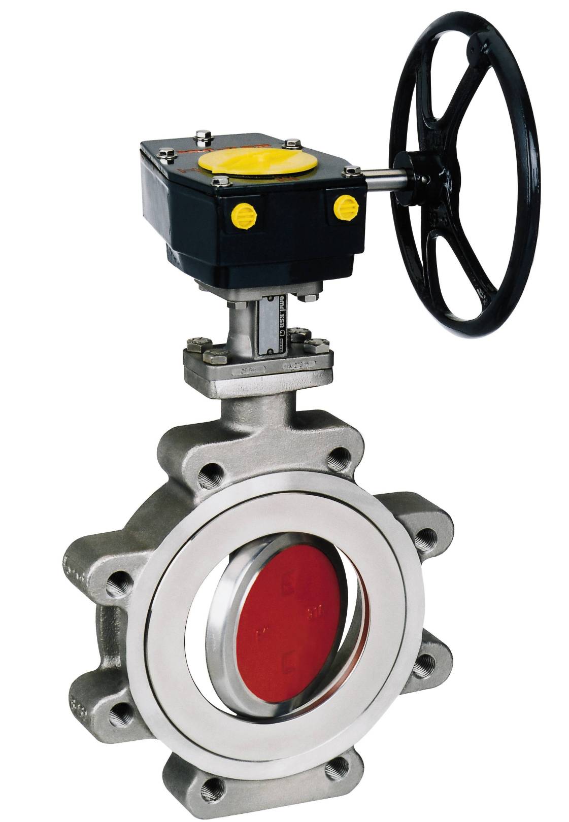 KSB Absperrklappe DANAIS 150,DN400,MR100 Gehäuse mit Gewindeflanschaugen, PN16 - Art. 42098585