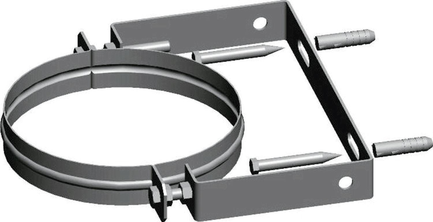 Wolf Wandhalterung DN160 verstellbar aus Edelstahl -Art. 2651537