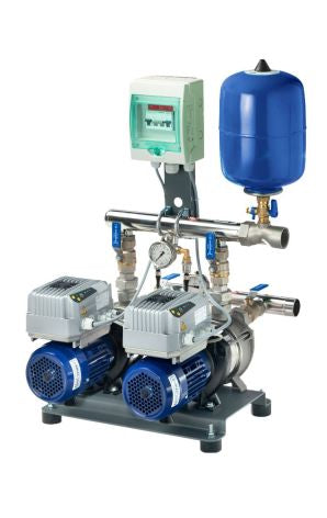 KSB Druckerh. DeltaBasic Compact MVP 2 C02/02 mit 2 Pumpe Comeo, 0,37 kW - Art. 48281295