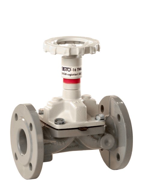 KSB Membranventil SISTO-16 TWA JL1040/Rilsan, DVGW-Wasser, PN16 DN125 - Art. M232A040