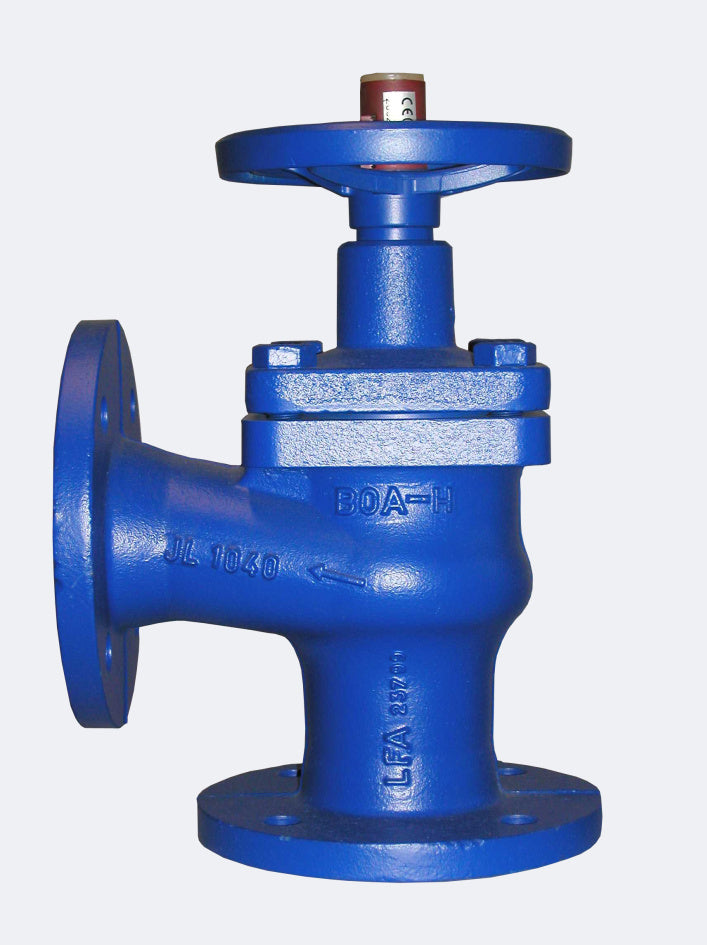 KSB Flanschen-Absperrventil BOA-H Eckform, Drosselkegel, PN16 DN300 - Art. 48874895