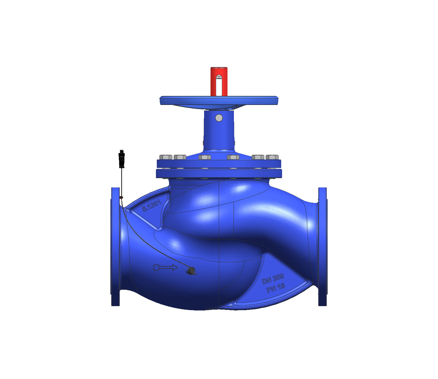 KSB Strangregulierventil BOA-Control IMS EN-GJS-400-18-LT (5.3103), PN16, DN350 - Art. 48229661