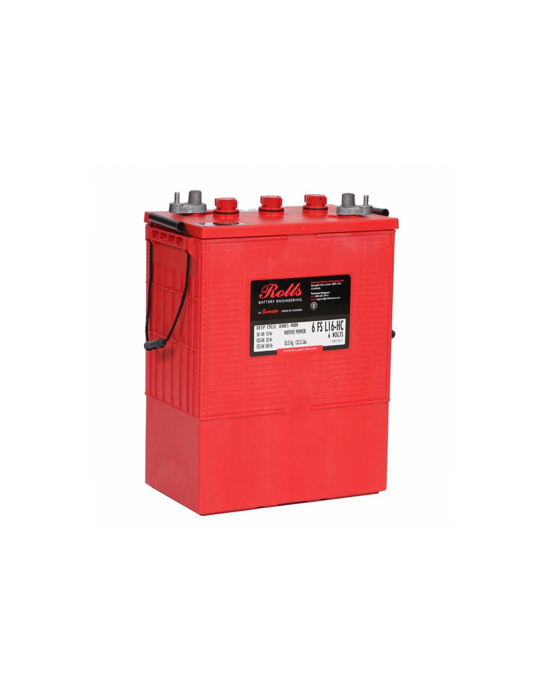 Batterie 425Ah 6V flooded deep cycle Rolls Battery