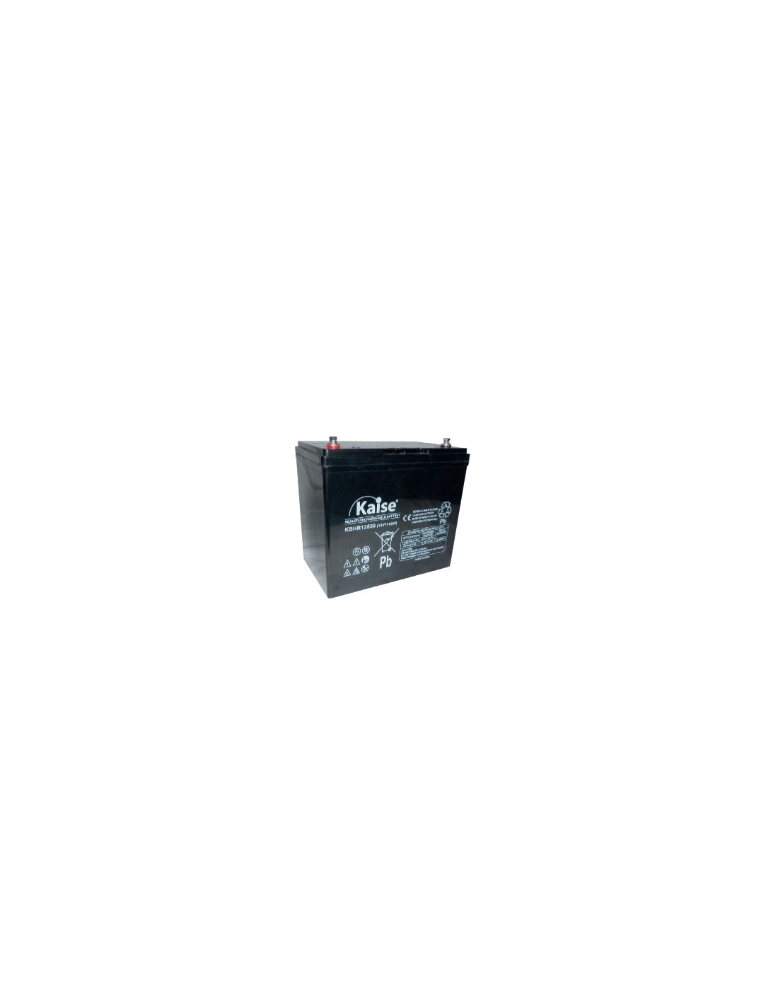 Batterie AGM Kaise KBBR12550 | 12V 55Ah | Hochrate-Serie